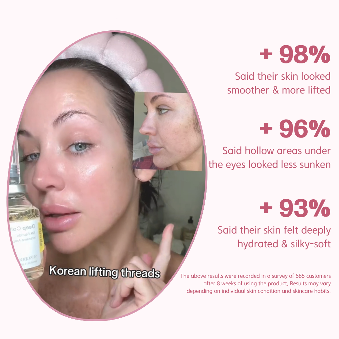Korean Silk Thread Lift Peptide Serum – Instant Lift, Deep Volume, Youthful Contours