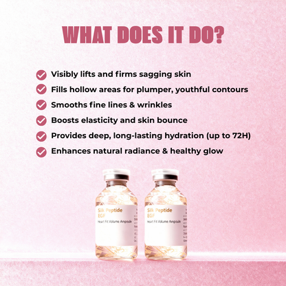 Korean Silk Thread Lift Peptide Serum – Instant Lift, Deep Volume, Youthful Contours